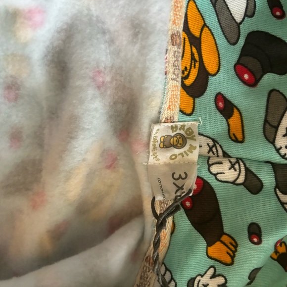 Bape Kaws Baby Milo Dissected Slaughter Full Zip Up Bathing Ape Hoodie 3XL Tags - Picture 4 of 11
